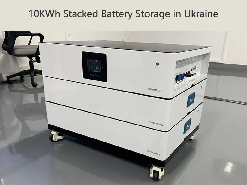 10KWh Stacked Battery Storage in Ukraine