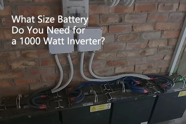 What Size Battery Do You Need for a 1000 Watt Inverter?